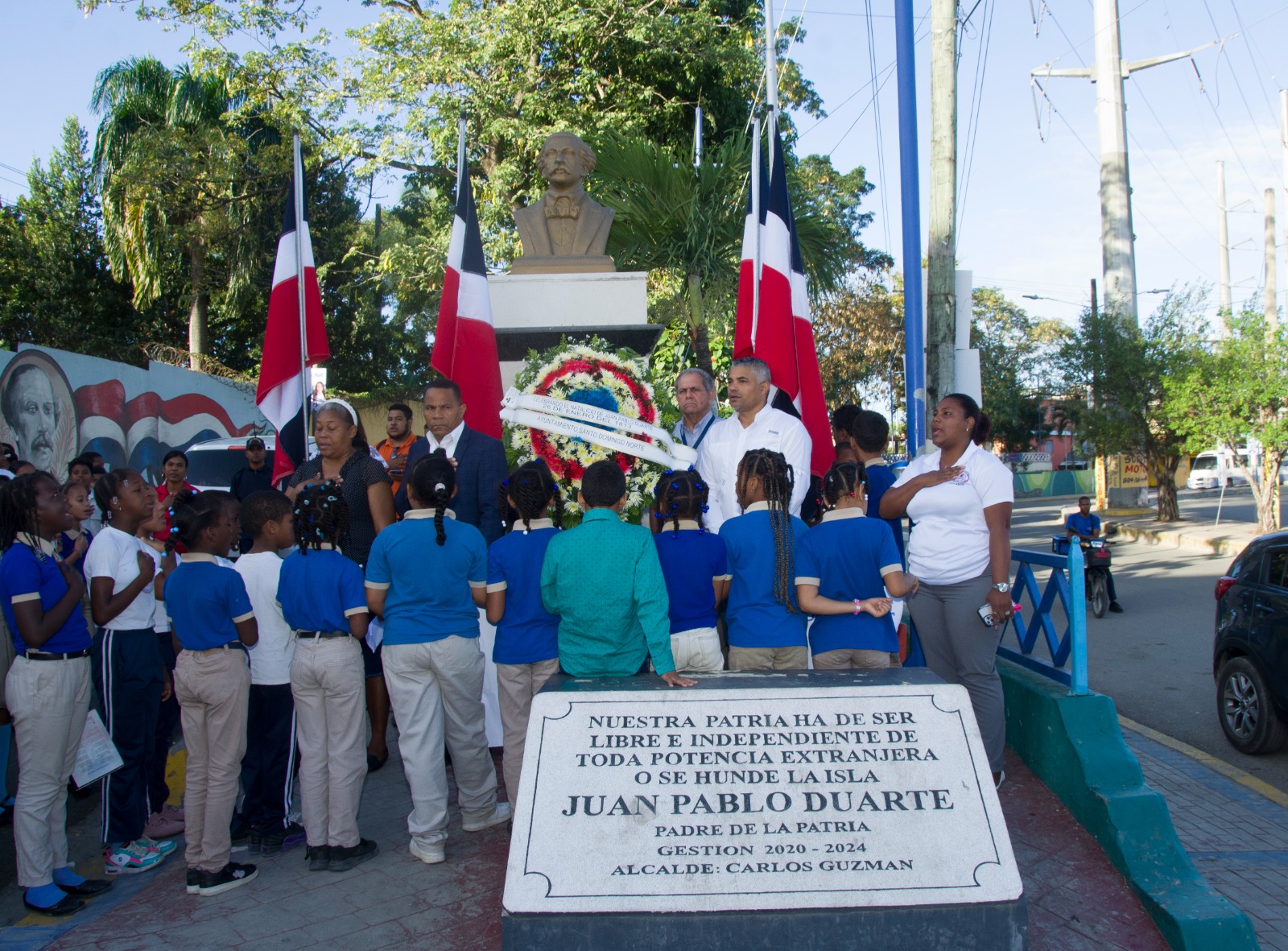 ASDN honra memoria de Juan Pablo Duarte en su 211 natalicio